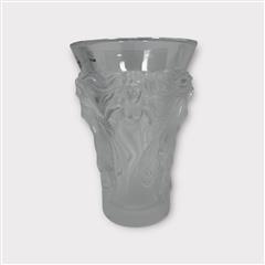 Lalique Fantasia Handmade Crystal Table Vase